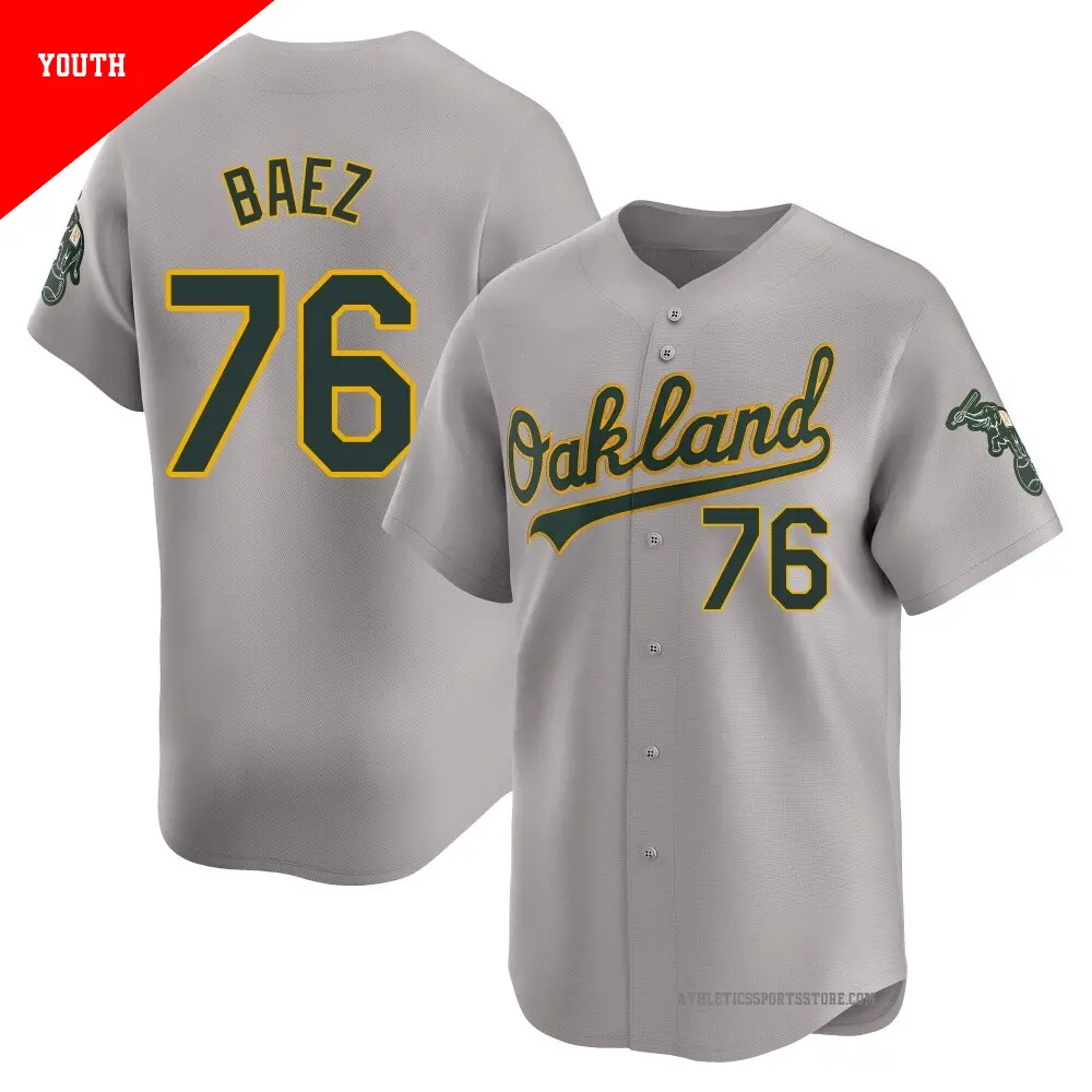 Women's #76 Henry Baez Oakland Athletics White Limited USA 250